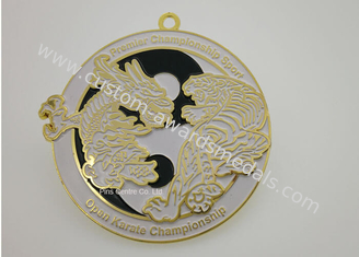 70*3mm Soft Enamel Medal  / Sports Awards Custom Diecast Medals