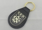 SEK Leather Key Chain Iron Personalized Leather Keychains With Brass Plating