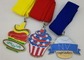 2 Sides Logo Neck Ribbon Medals For Sports  ,  Army Service Medal