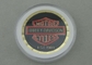 Brass Diamont Cut Personalized Coins Silkscreen / offset printing For Harley-Davidson